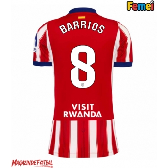 Atletico Madrid Pablo Barrios #8 Tricou Fotbal Replică 2026-27 Femei Acasa